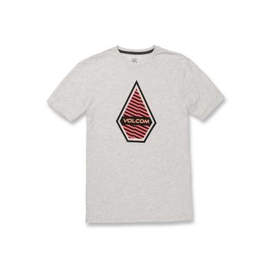 Volcom Men's Interference Logo Short Sleeve T Shirt Grey XL