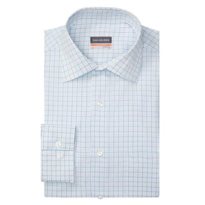 Van Heusen Men's Stain Shield Dress Shirt Blue 16-16.5 / 32-33
