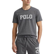 Polo Ralph Lauren Men's Logo Graphic Cotton Pajama T Shirt Charcoal Grey Medium