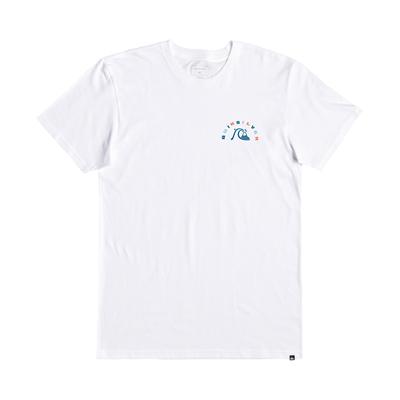 Quiksilver Mens Beach Break T shirt  White 2XL