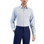 Alfani Mens Regular fit Dress Shirt Medium 15-15.5 32-33 Light Blue
