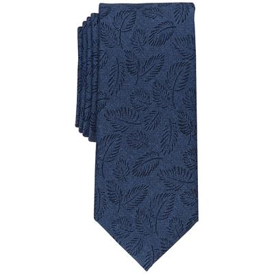 Alfani Men's Slim Leaf Necktie Royal Boy