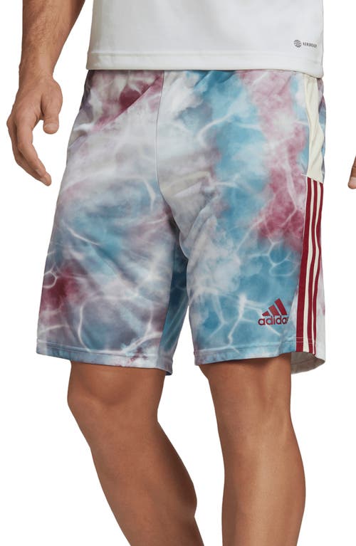 Adidas Men's Tiro AOP Tie Dye Athletic Shorts  XXL