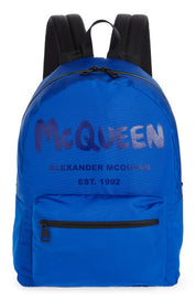 Alexander McQUEEN Metropolitan Backpack Blue $1120$