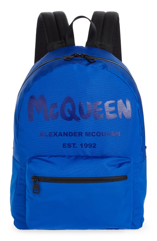 Alexander McQUEEN Metropolitan Backpack Blue $1120$