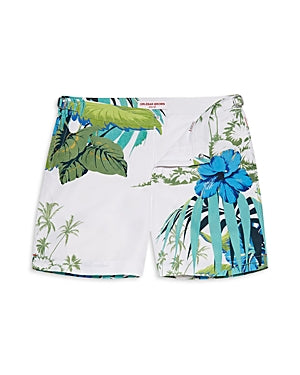 Orlebar Brown Bulldog Islet Quick Dry Tropical Print Tailored Fit Swim Trunks 33