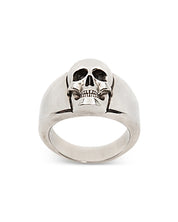 Alexander McQUEEN Skull Signet Ring Silver Brass