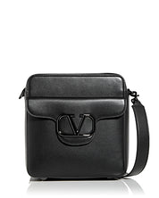 Valentino Garavani Leather Camera Case Protective Carry Bag for DSLR Black Leather