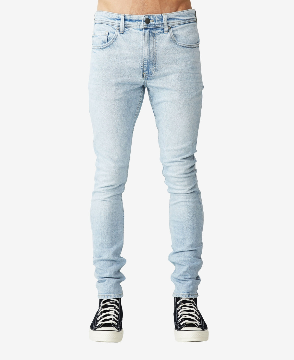 COTTON ON Mens Super Skinny Jeans Vapour Blue 36 M