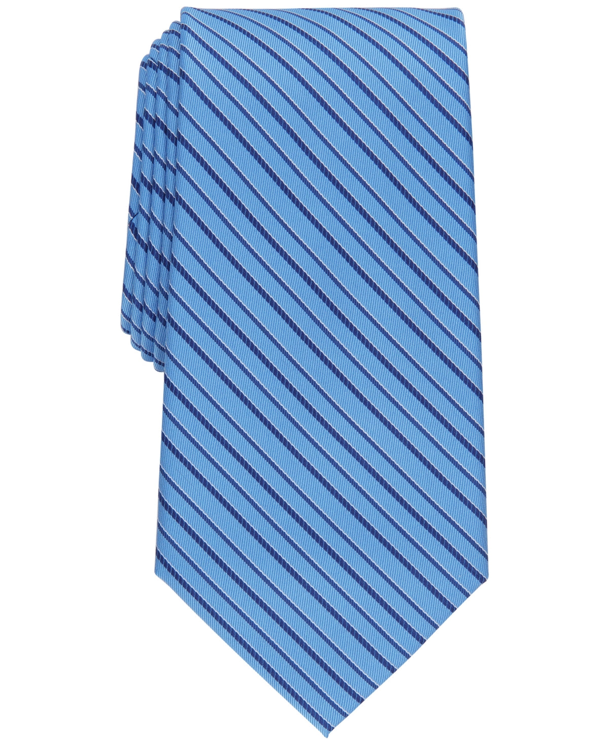 Club Room Mens Blue Striped Tie