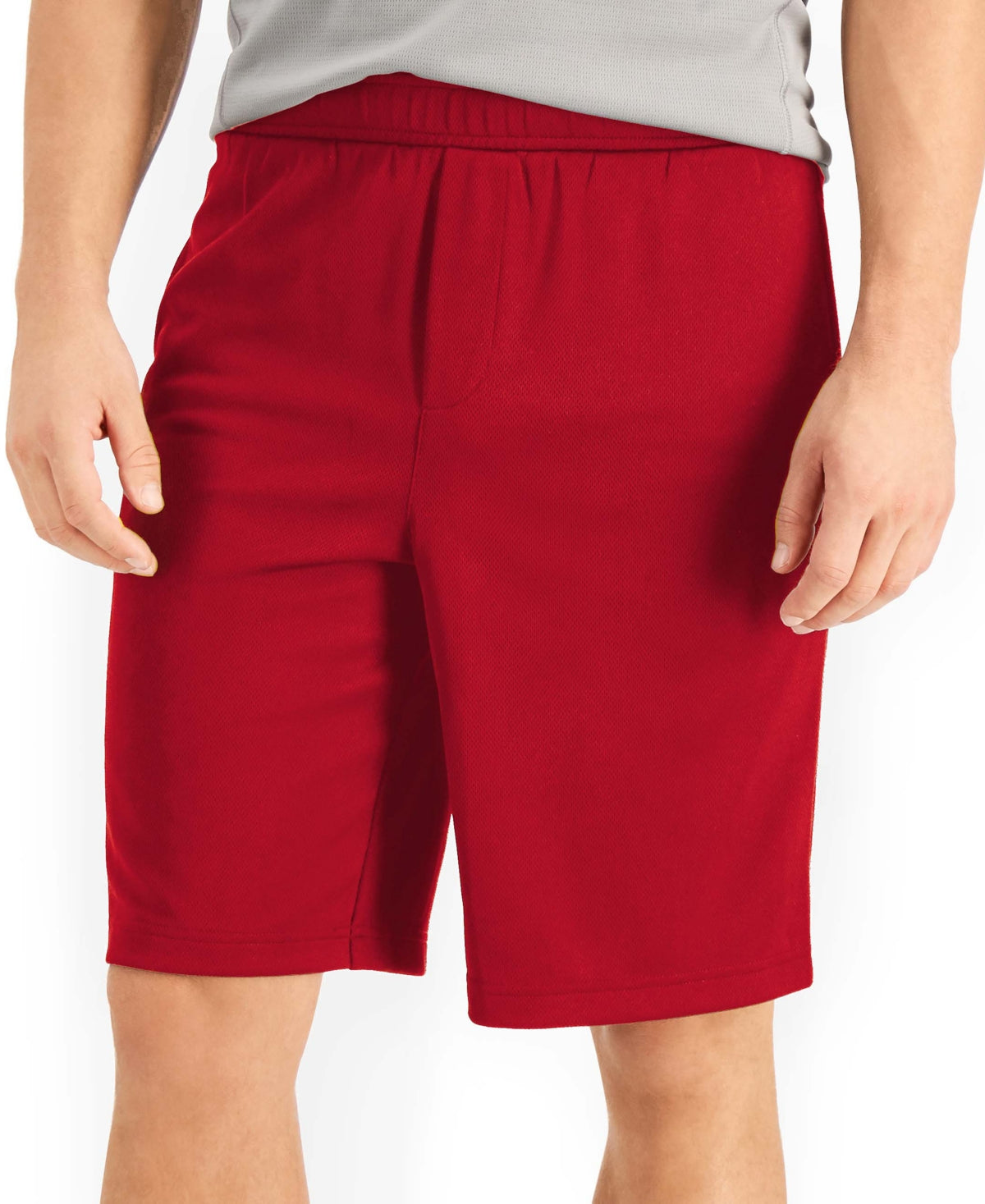 ID Ideology Men's Mesh Break Shorts Licorice Red 3XB