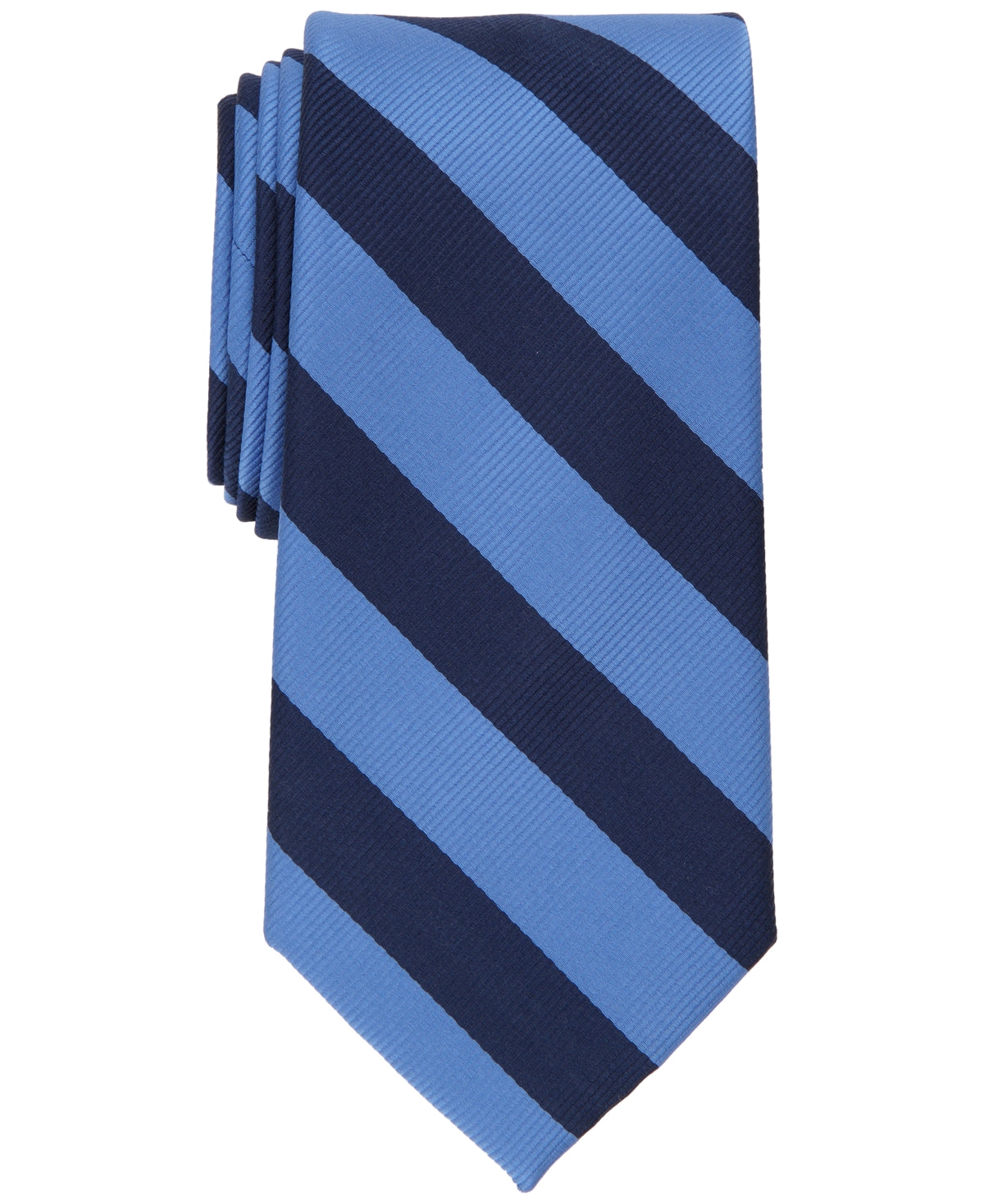 Club Room Mens Regular fit Tie Necktie One Size Blue Multi Striped