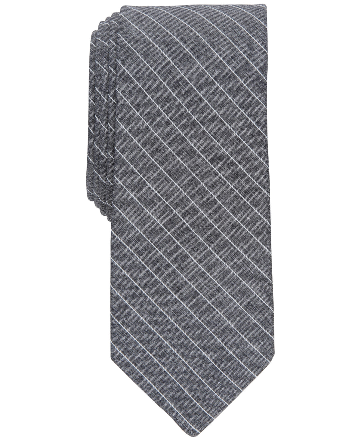 Bar Iii Men's Vernon Stripe Tie Grey Necktie