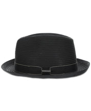 Dorfman Pacific Men's Braid Fedora Hat Black Large