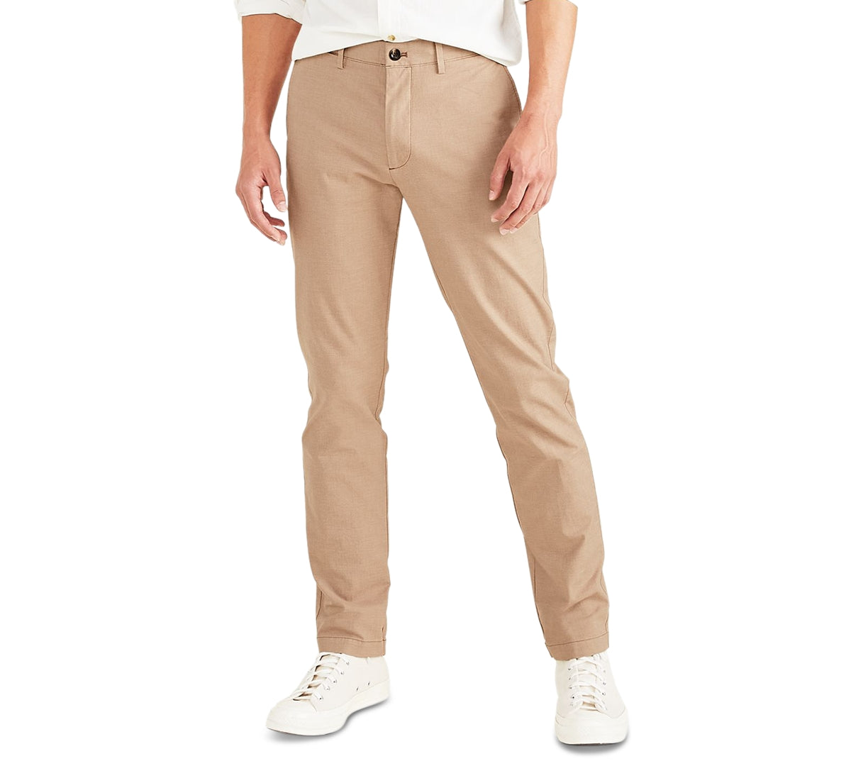 Dockers Men's Alpha Slim Fit Flex Stretch Chino Pants Myristica Beige 36 x 32