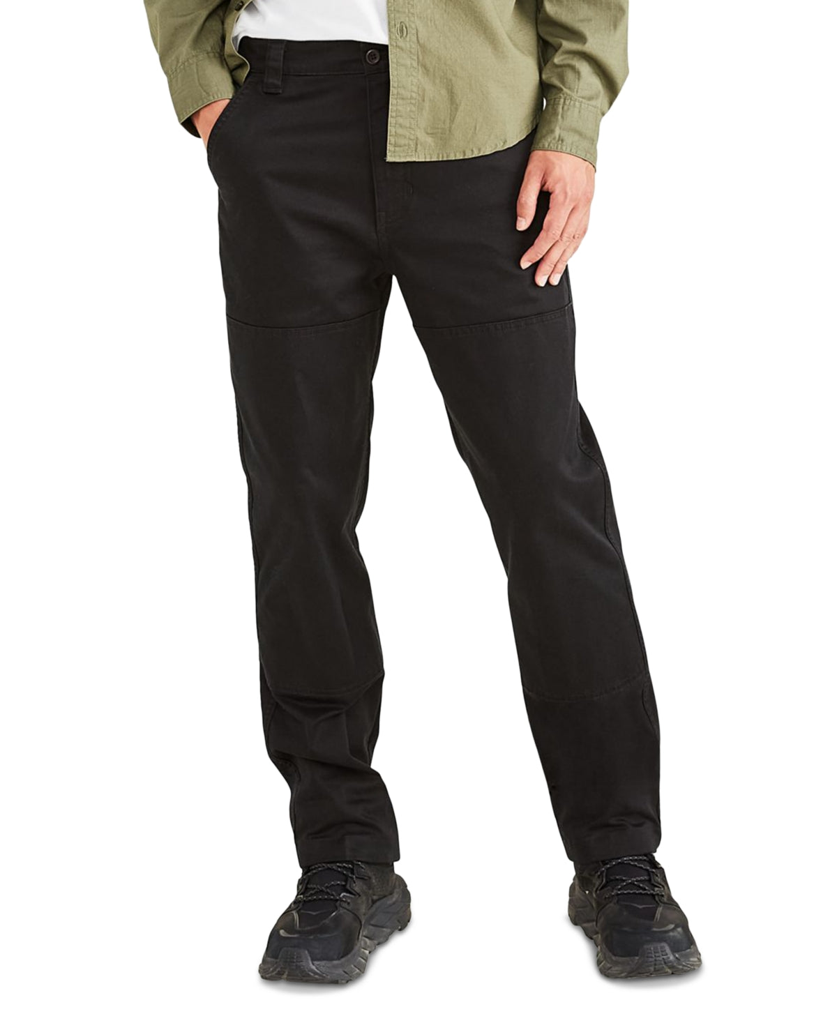 Dockers Men's Utility Pants Straight Fit Black 34 X 32