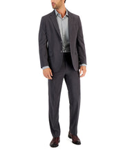 Nautica Mens Modern Fit Stretch Suit Gray Size 42L / 36 x 32