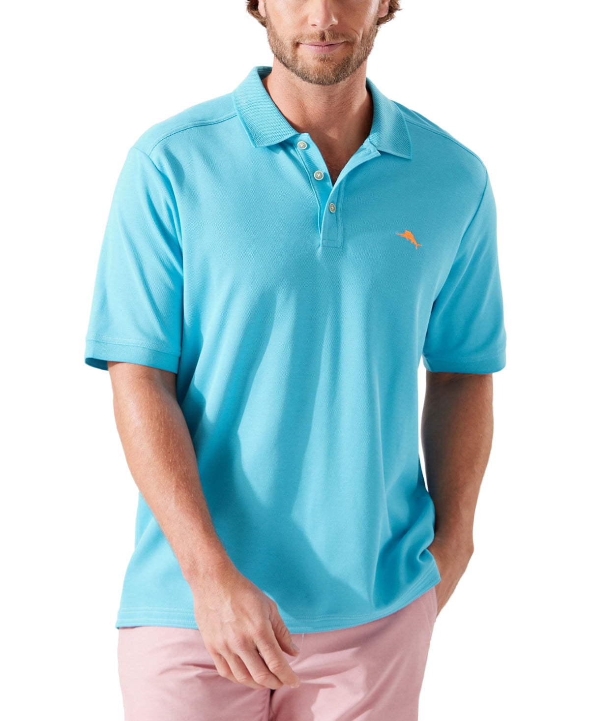 Tommy Bahama Emfielder 2.0 Polo Blue Crush  Blue Xxl