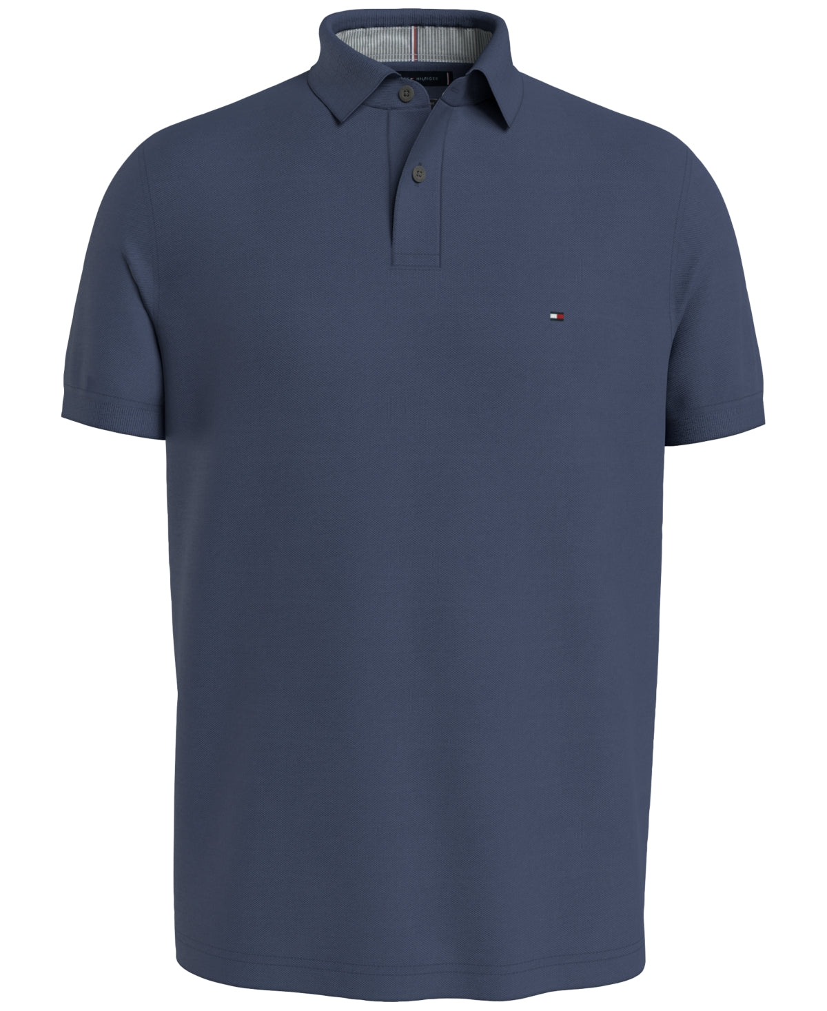 Tommy Hilfiger Men's 1985 Regular Fit Short Sleeve Polo Shirt Faded Blue XL