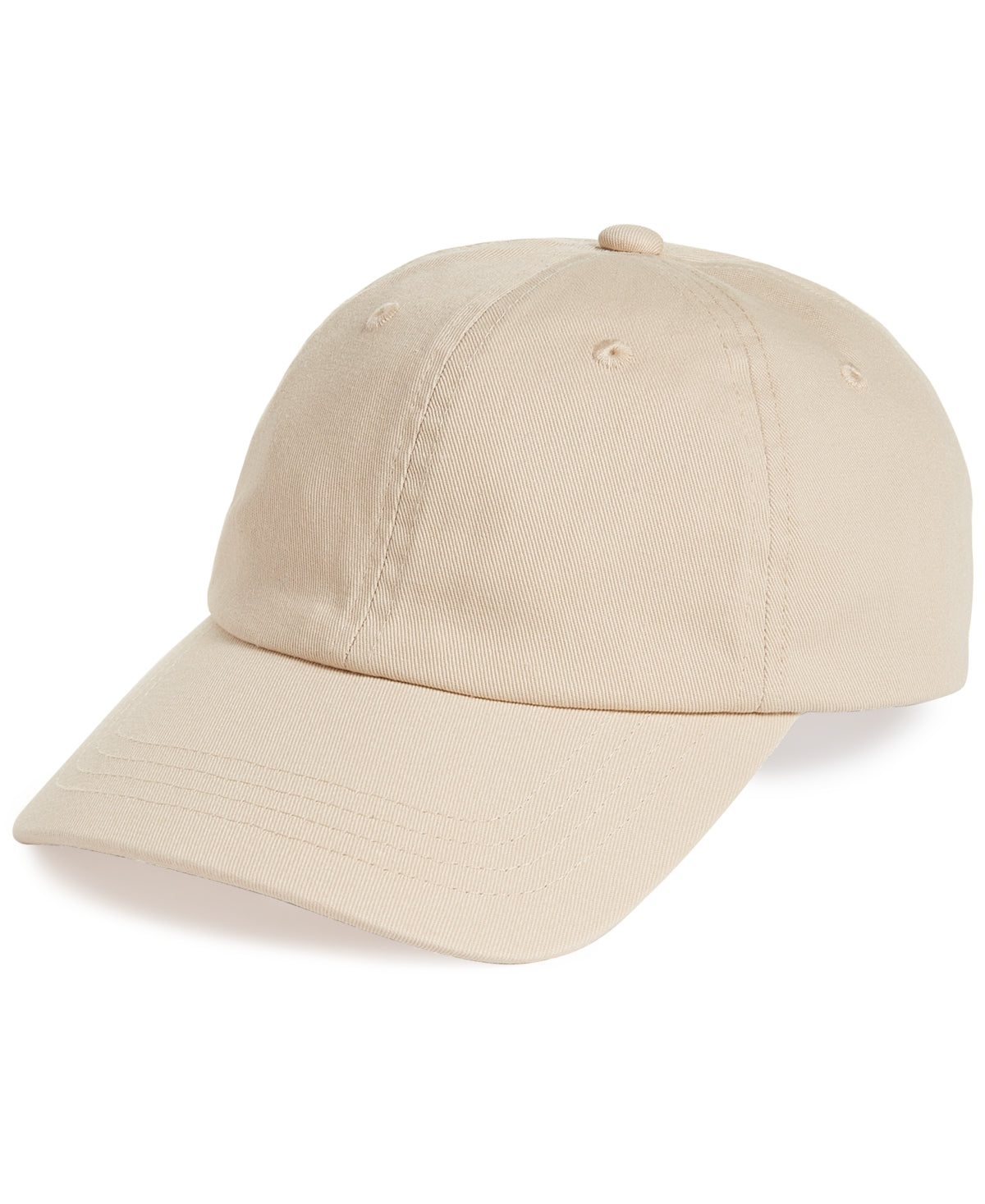Club Room Mens Solid Baseball Hat Beige Size Regular Light Brown Beige