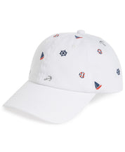 Club Room Mens Nautical Embroidered Baseball Hat White ONE SIZE
