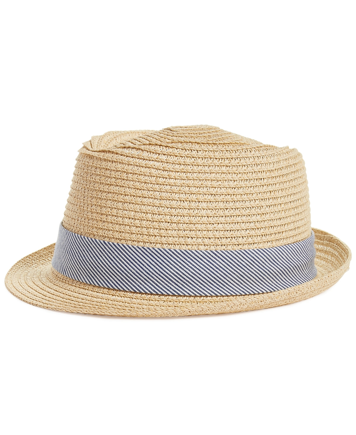 Club Room Men's Beige Fedora Hat Medium / Large