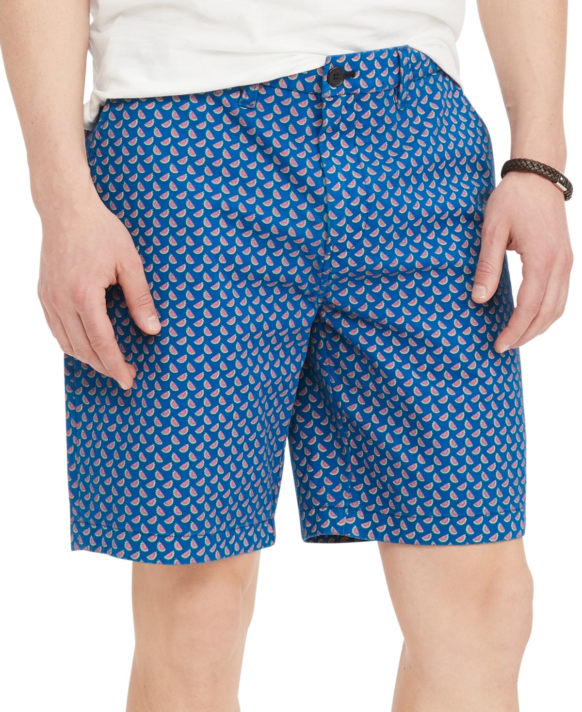 Tommy Hilfiger Men's Watermelon Print Casual Shorts Dark Blue 40 Reg