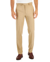 Nautica Mens Modern fit Dress Pants 42 / 30 Camel Tan Solid