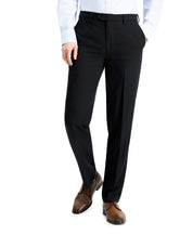 Nautica Mens Modern fit Dress Pants 38 / 29 Black Solid Stretch