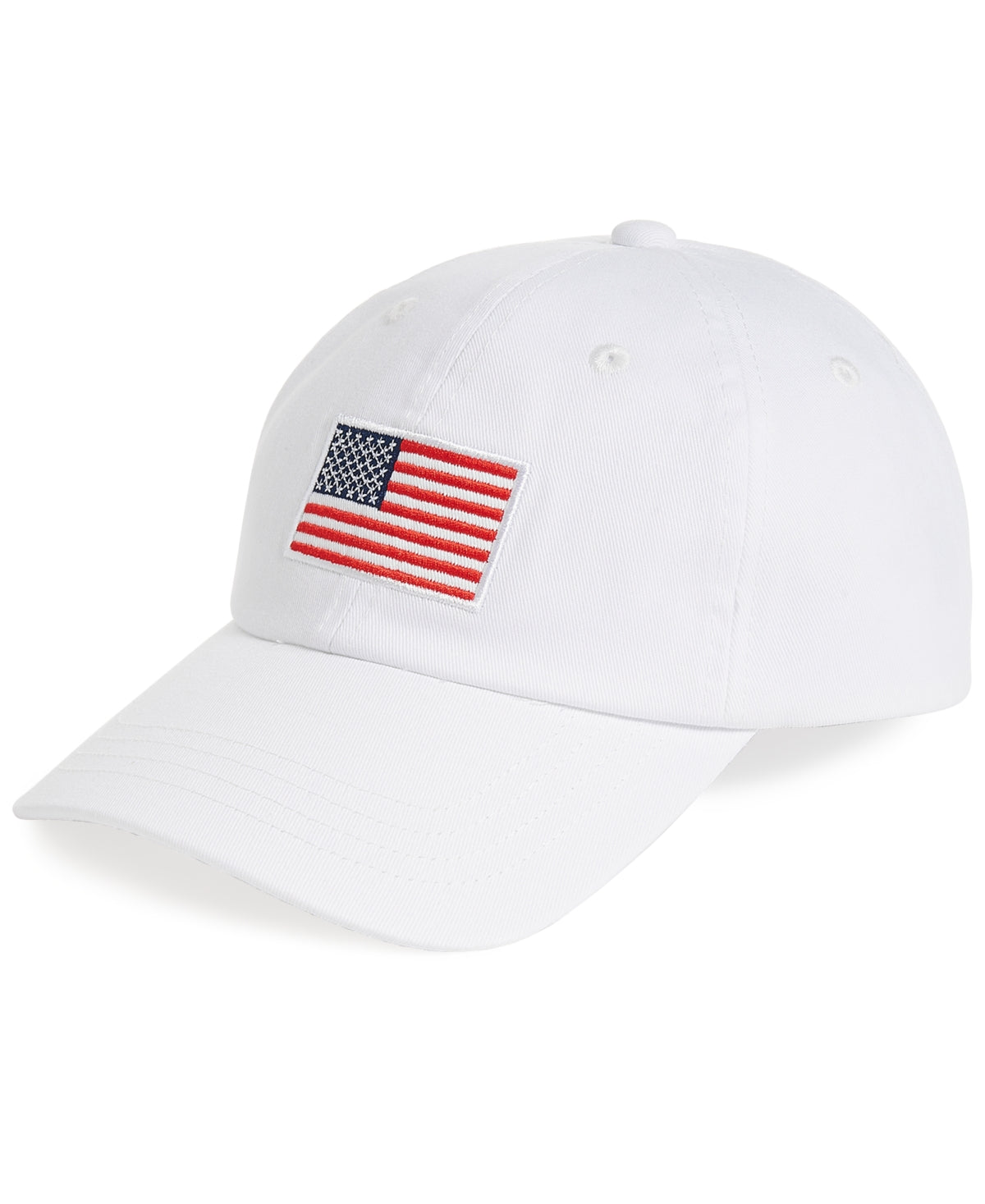Club Room Men's  Flag Graphic Baseball Cap Hat White