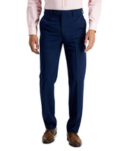 Nautica Mens Modern fit Dress Pants 42 / 30 Navy Blue Solid Stretch