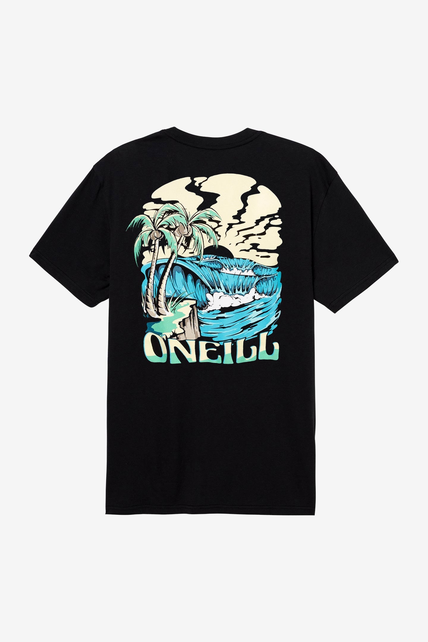 O'Neill Mens Stacked Tee Shirt Black 2XL
