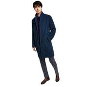 Tommy Hilfiger Mens  fit Overcoat Coat 38 S Blue Solid