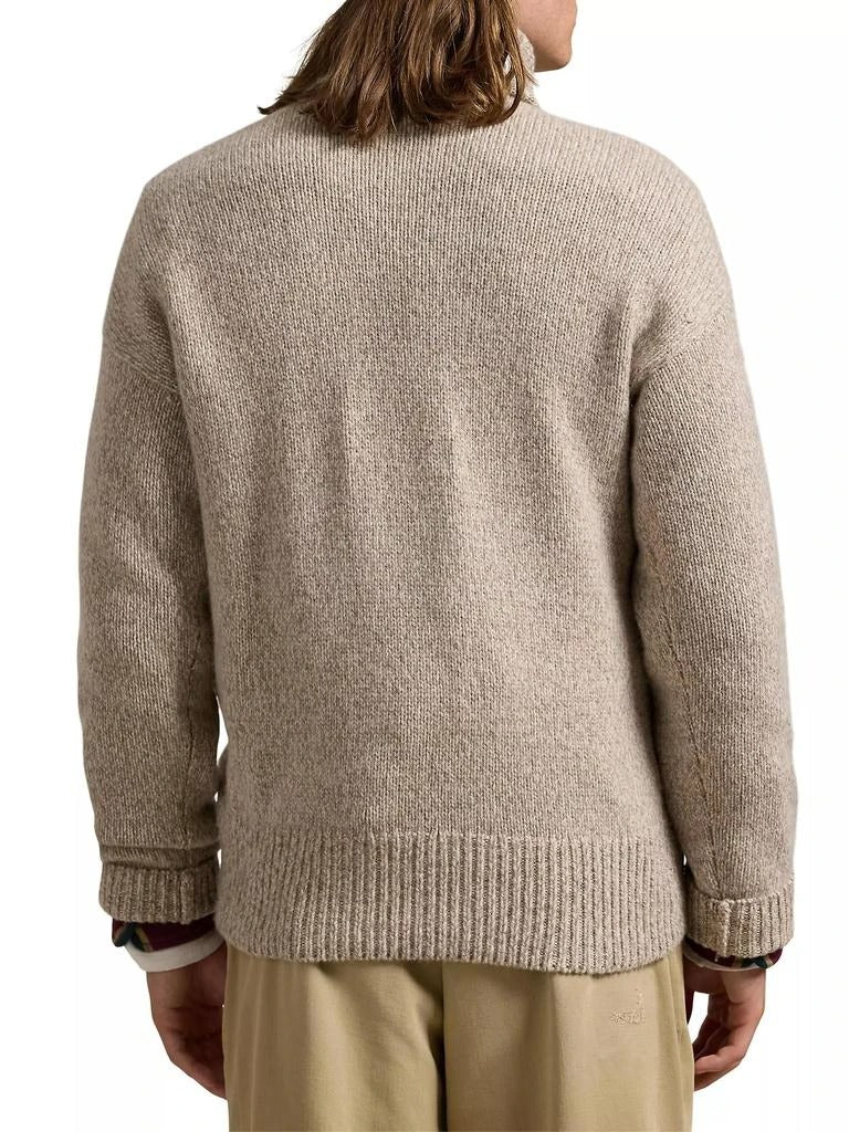 Polo Ralph Lauren Mens Regular fit Turtleneck Sweater Medium Beige