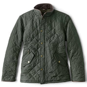 Barbour Mens Powell Quilted Jacket Olive Green XXL