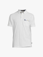 Barbour Mens Lirst Polo Shirt White Large