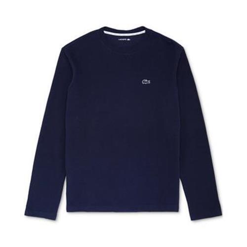 Lacoste Mens Lacoste Thermal T-Shirt Navy XS