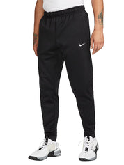 Nike Mens Nike Therma Fleece Taper Pants Black White XL