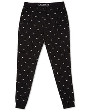 LACOSTE Mens Regular fit Soft Jersey Pants Pajamas Medium Black