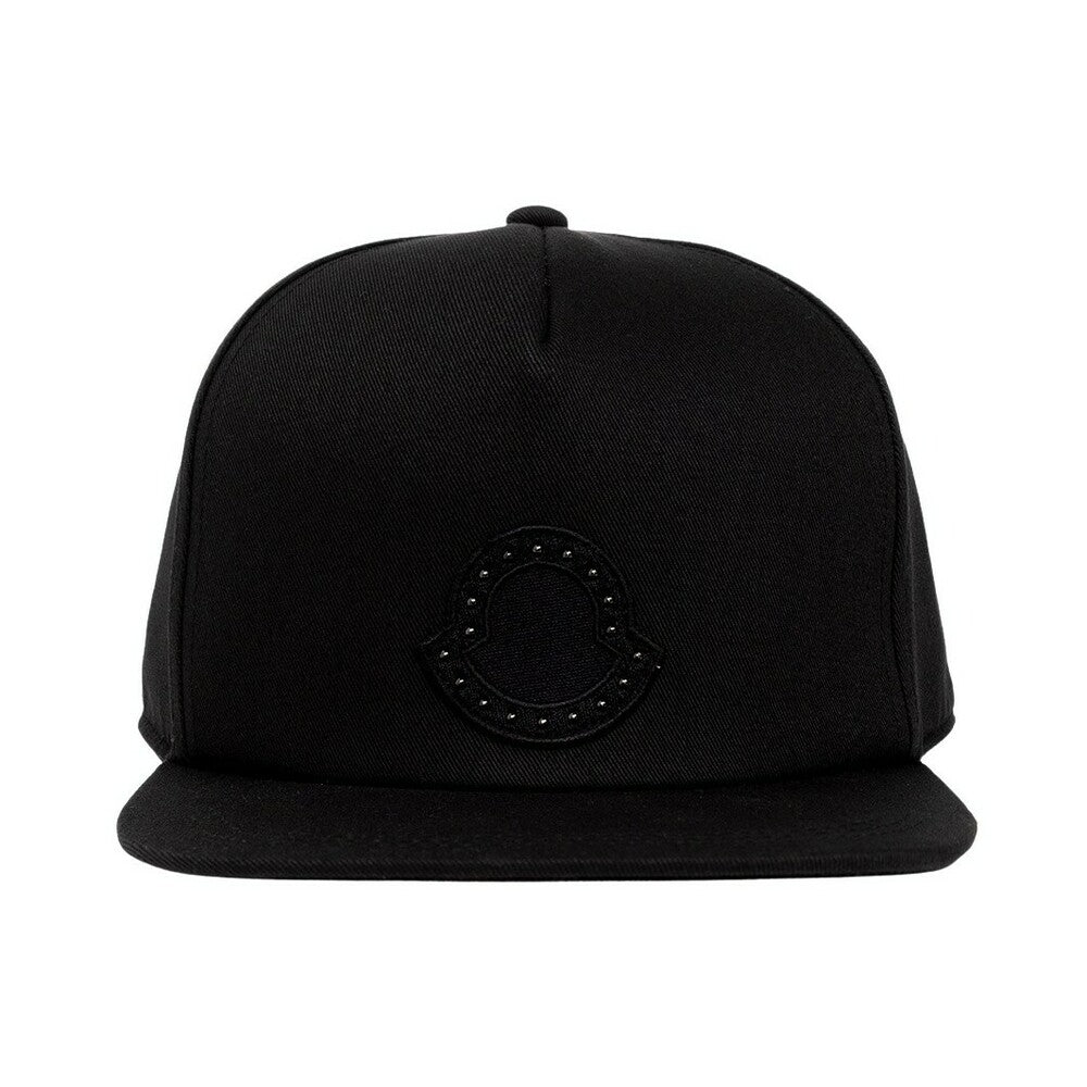 Moncler Studded Baseball Cap Hat Black Adjustable