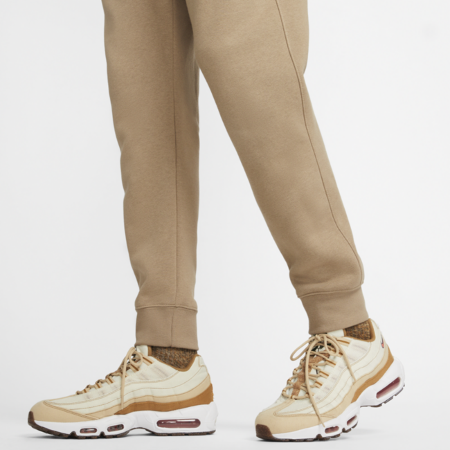 Nike Mens Club Fleece Jogger Sweatpants Khaki Medium