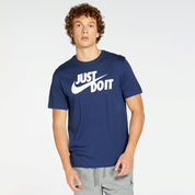 Nike Mens Regular fit Short Sleeve Graphic T-Shirt Shirt Small Blue Solid