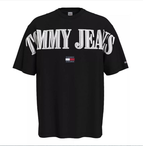 Tommy Jeans Mens Skater Archive T-Shirt - Black Size Medium