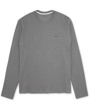 Lacoste Men's Thermal Long Sleeve Pajama Shirt Grey XL