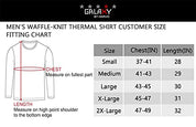 Galaxy BY Harvic Mens Long Sleeve Thermal T Shirt Blue Medium