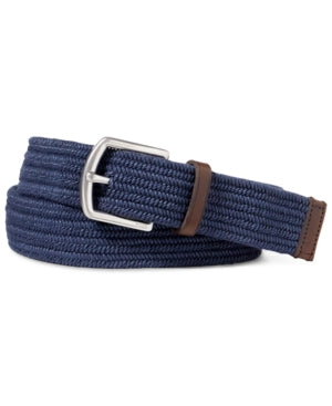 Polo Ralph Lauren Men's Stretch Waxed Belt Blue XL