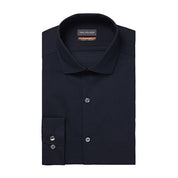 Van Heusen Mens Stain Shield Dress Shirt Navy Blue Medium 15 15.5 32 33