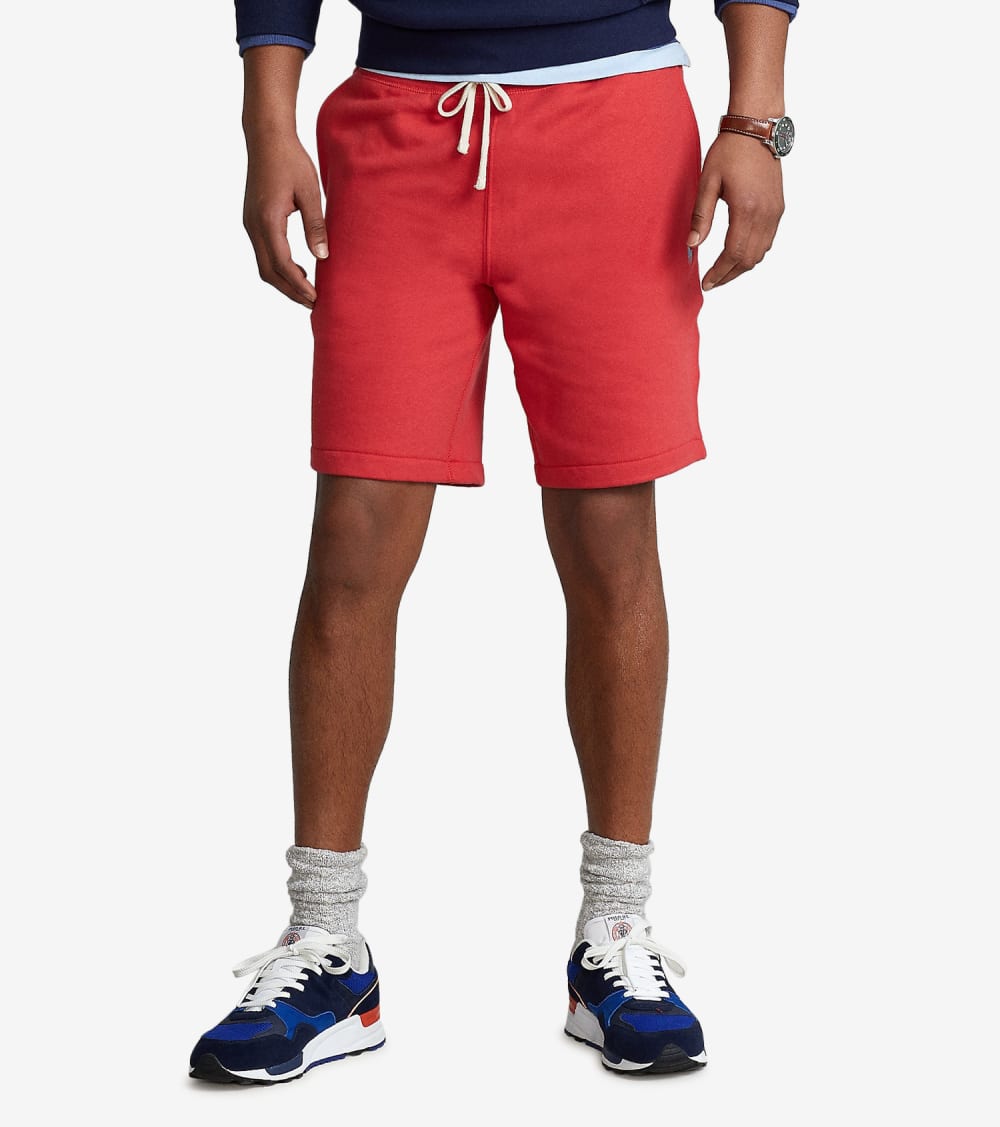 Polo Ralph Lauren Mens Fleece Shorts Red Size XL