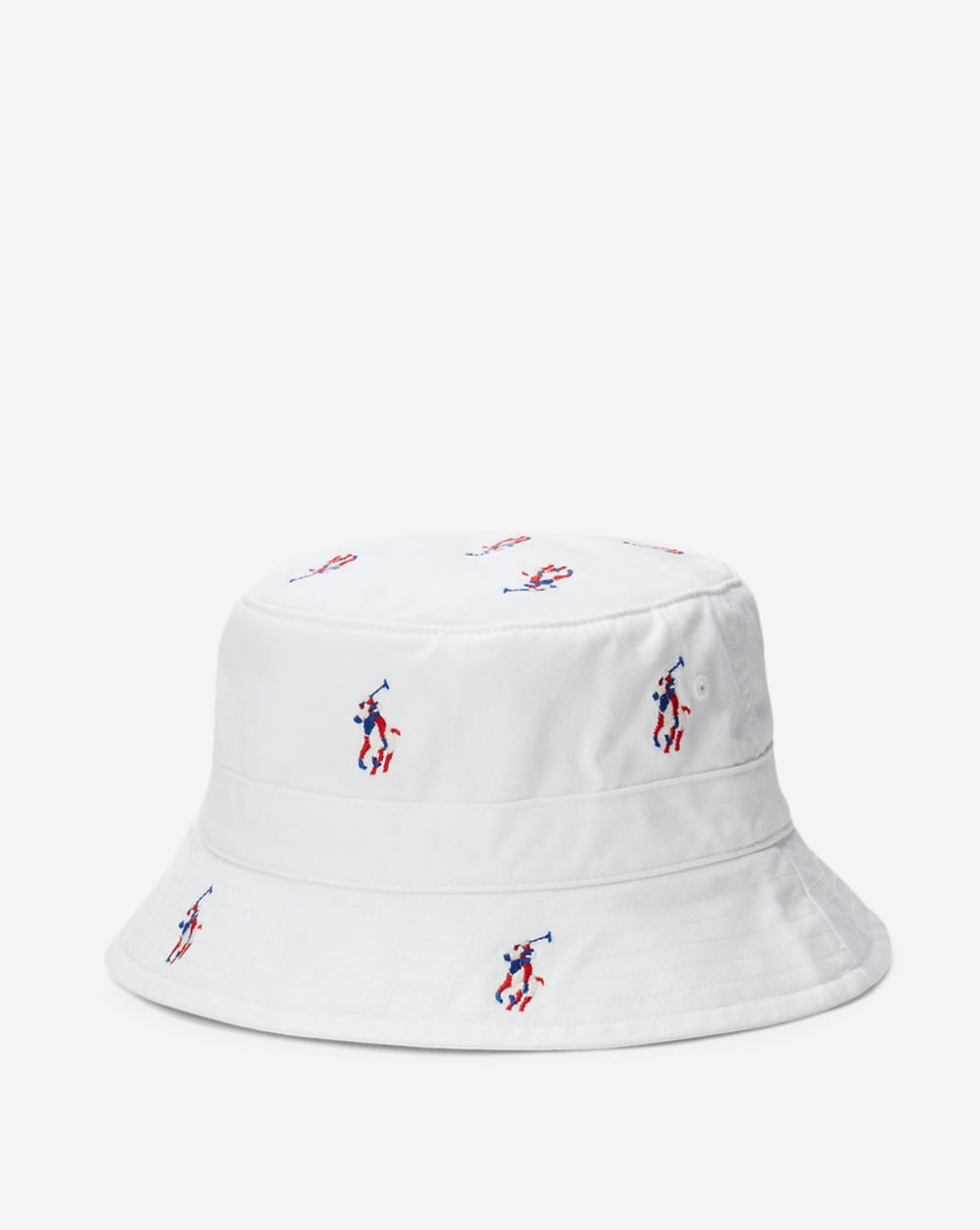 Polo Ralph Lauren Men's Pony Bucket Hat White Small