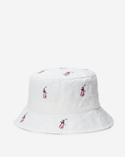 Polo Ralph Lauren Men's Pony Bucket Hat White Small